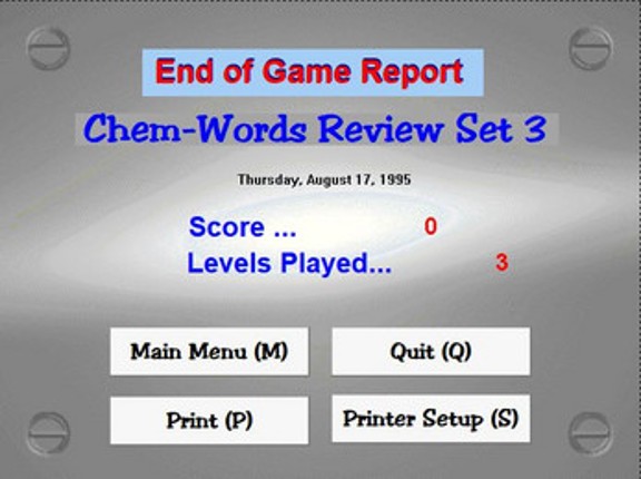 Chem-Words Review - Set 3 Image