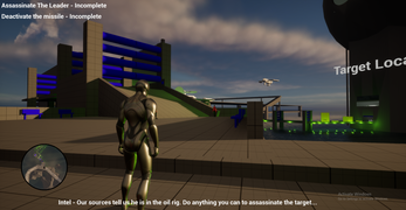 Hitman Concept - Oil Rig Operation screenshot