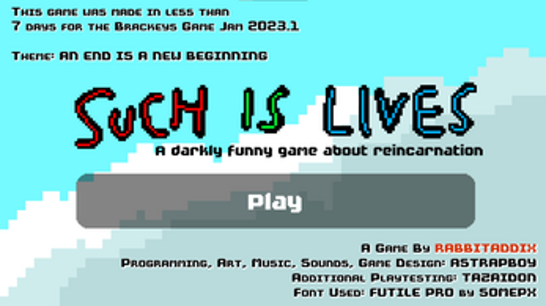 Such Is Lives screenshot