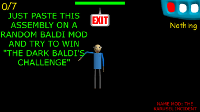 THE DARK BALDI'S CHALLENGE (assemblysharp.dll) screenshot