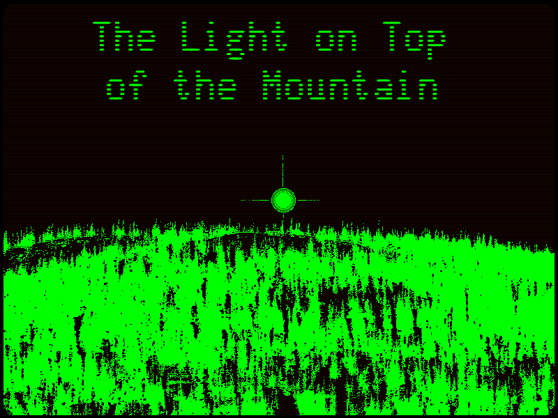 Games like The Light on Top of the Mountain (Jam Game)