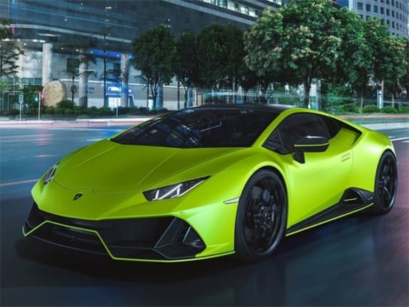 Lamborghini Huracan Evo Slide Game Cover