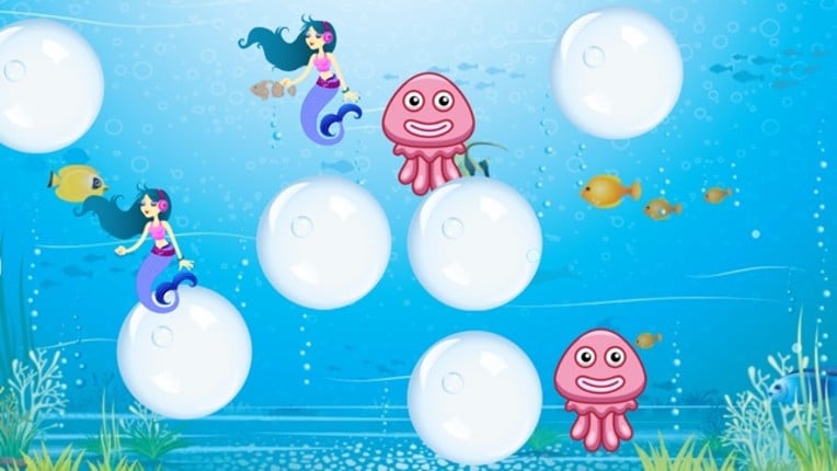 Mermaids and Fishes for Toddlers and Kids : discover the ocean ! FREE app Image