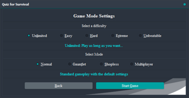Quiz for Survival screenshot