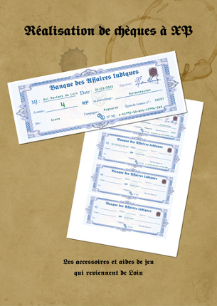 Réaliser des chèques à XP pour vos joueurs Image