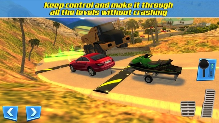 RV & Boat Towing Parking Simulator Real Road Car Racing Driving screenshot