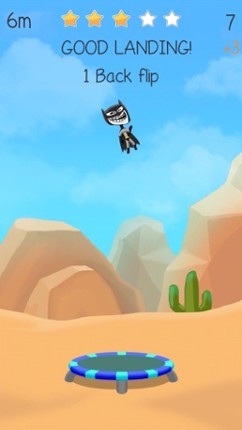 Trampoline Backflip - Diving Madness Man Games screenshot