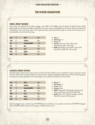Basic Roleplaying: Universal Game Engine - Free Quickstart with three adventures Image