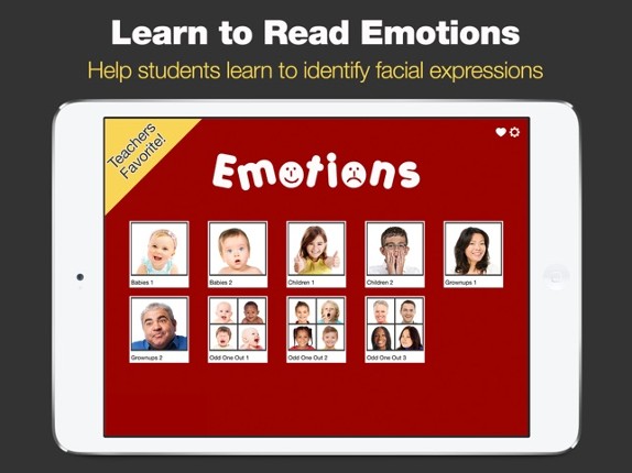 Emotions: Flashcards to Learn to Recognize Feelings and Emotions screenshot