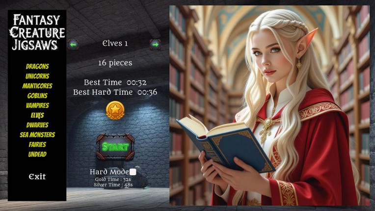 Fantasy Creature Jigsaws screenshot