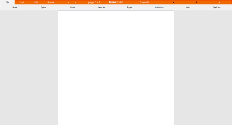 FlyingText - a Text Editor Image