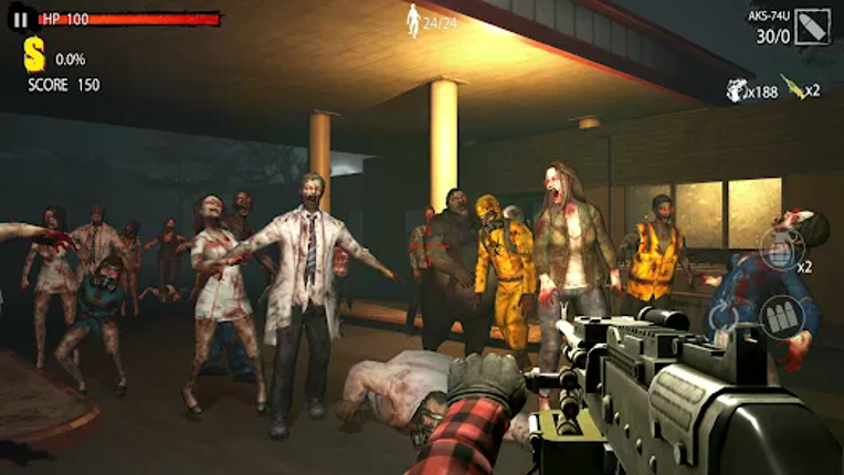 Zombie Hunter D-Day : 20Mil + screenshot