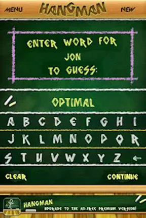 Hangman screenshot
