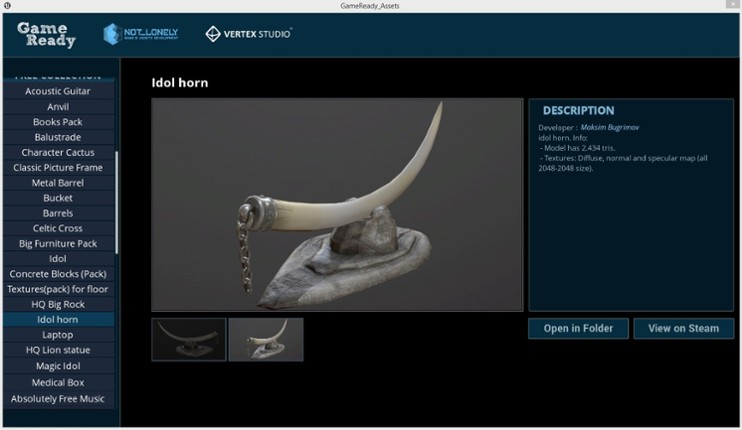 Game-Ready Assets screenshot