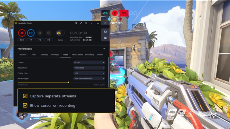 Gecata by Movavi 6 – Streaming and Game Recording Software screenshot