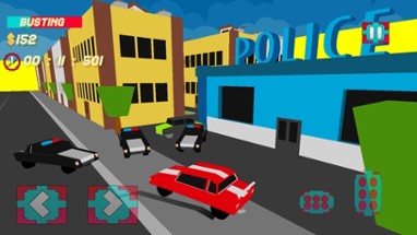 Police Chase 3D : Blocky Evade Image