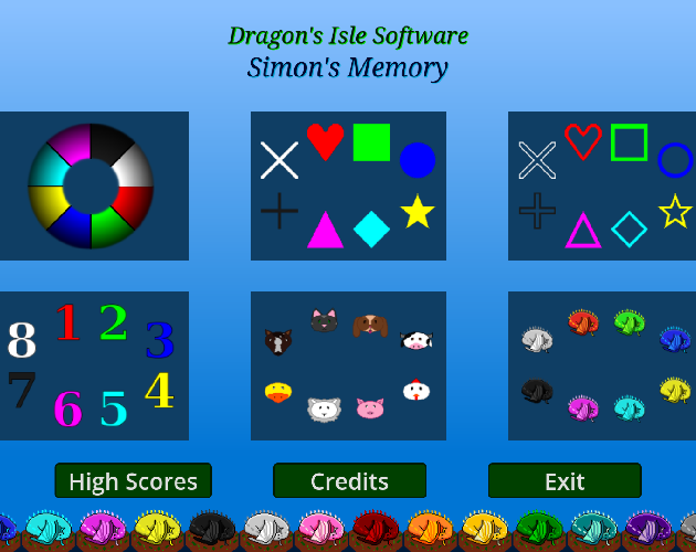 Games like Simon's Memory