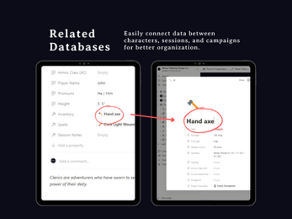 Tome of Organization Notion Template: Designed for Old-School Essentials Image