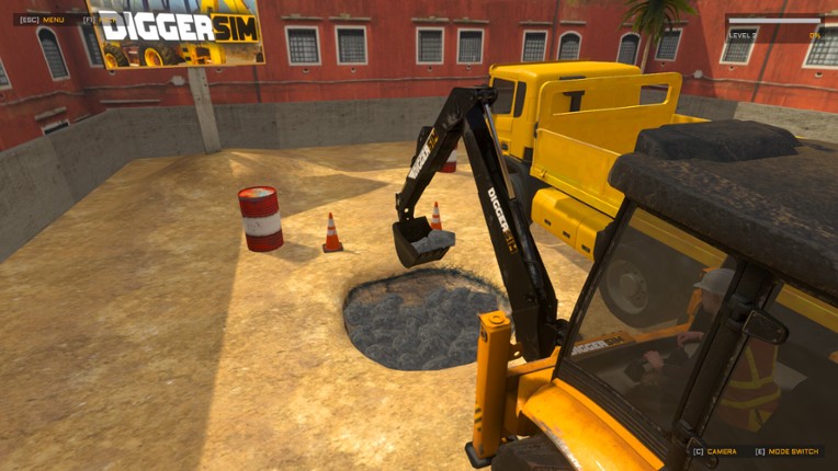 DiggerSim Excavator Simulator screenshot