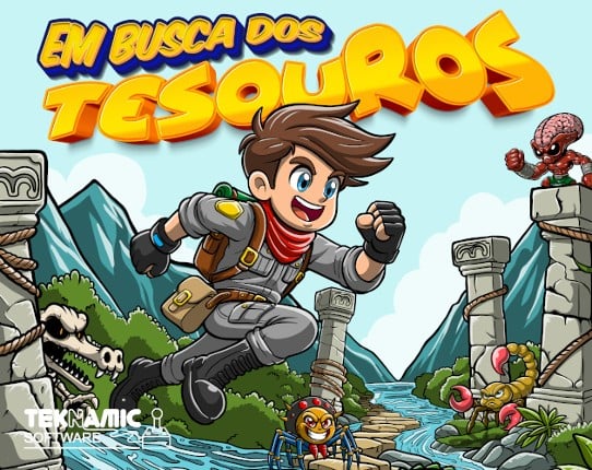 Em Busca dos Tesouros (Atari 2600) Game Cover