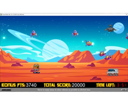 Final Strike, the screenshot