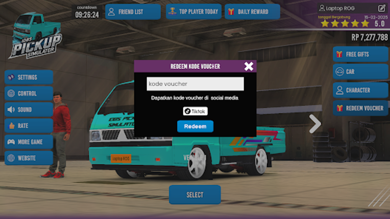 IDBS Pickup Simulator screenshot