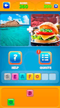 2 Pics 1Word. Offline Games screenshot
