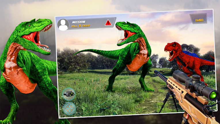 Dino Hunting Sniper Shooter 3D screenshot