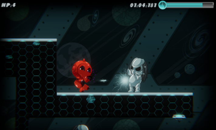 Red Robot Run Image