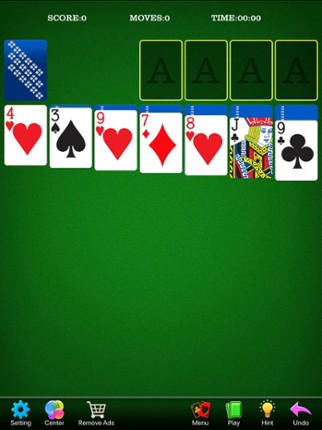Solitaire Card Games 4 in 1 HD screenshot