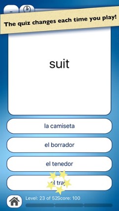 Spanish Vocabulary Practice screenshot
