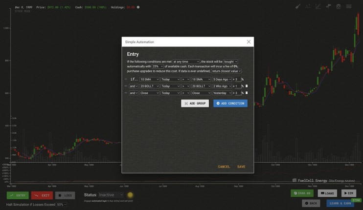 Trade Bots: A Technical Analysis Simulation screenshot