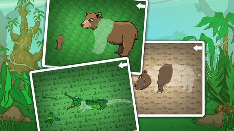 Wild animals in the forest, the jungle and the savannah screenshot