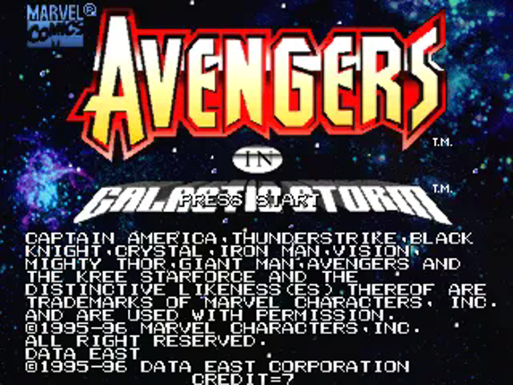 Avengers in Galactic Storm Image