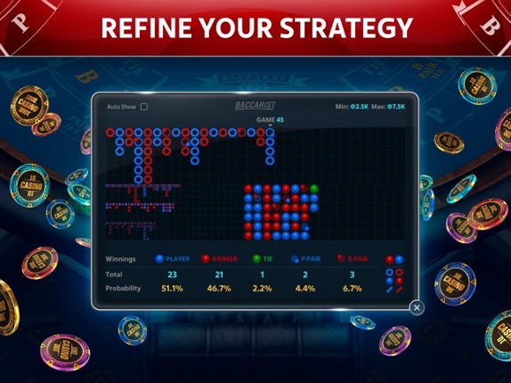 Baccarat online: Baccarist screenshot