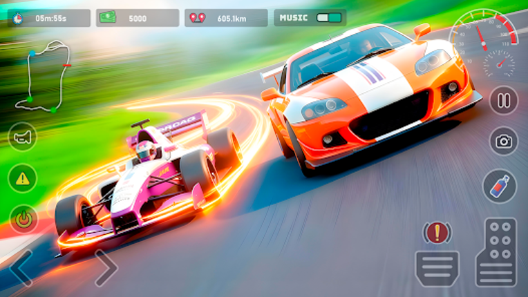 TurboX: Moto & Car Racing Game screenshot
