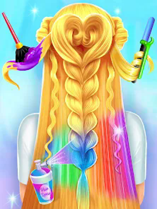 Braided Hair Salon MakeUp Game screenshot