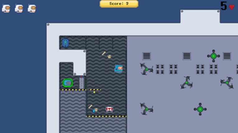 Space-Man Adventures (2D Platformer Project) screenshot