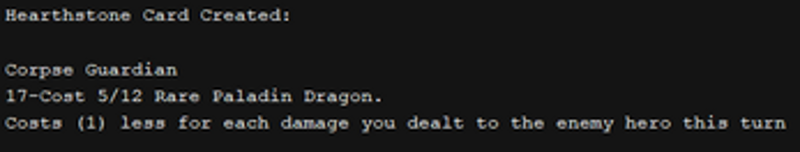 Hearthstone Minion Generator Image