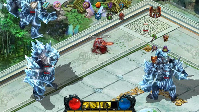 Legend of the Dark War God screenshot