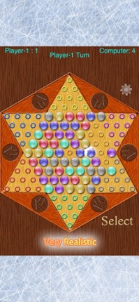 Realistic Chinese Checkers screenshot