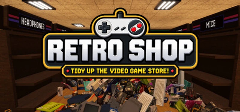 Retro Shop: Tidy Up the Video Game Store! Image