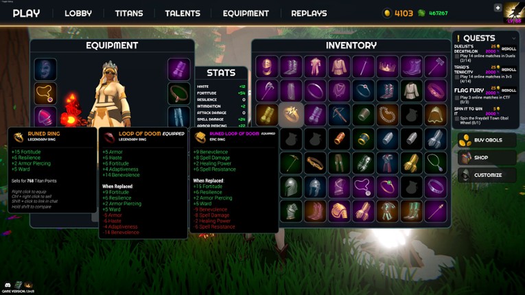 Ring of Titans screenshot