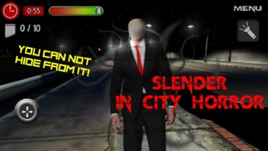 Slender In City Horror Image