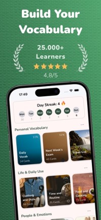 Vocabulary Flashcards - Vocabu screenshot