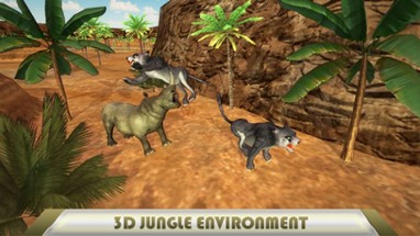 3D Angry Rhinoceros Simulator - Wild Animal Game Image