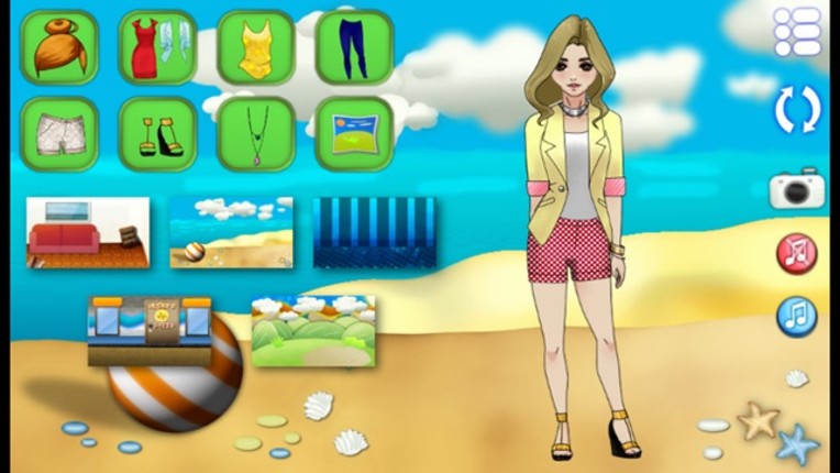 Amelia Dress Up - Star Fashion Model Popstar Girl Beauty Salon screenshot