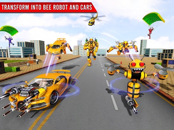 Bee Robot Transform Game 3D screenshot