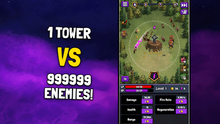 Evil Tower - Idle Defense TD screenshot