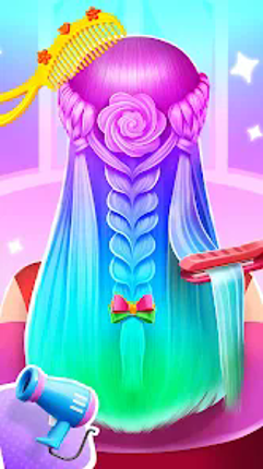 Braided Hair Salon MakeUp Game screenshot